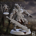 Gerwald the Fallen Guard Captain – Undead Warrior – Dungeons & Dragons Monster – Resin Tabletop Miniature