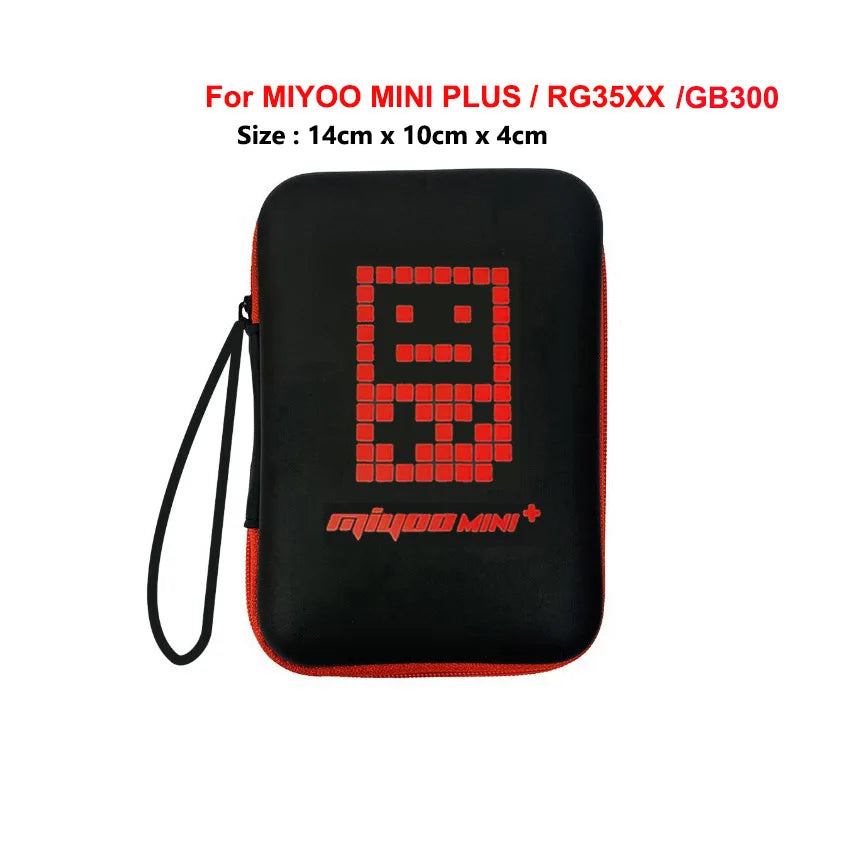 Portable Game Console Storage Case | Hard EVA Protective Travel Bag for R36S, Miyoo Mini Plus, RG35XX Plus, GB300
