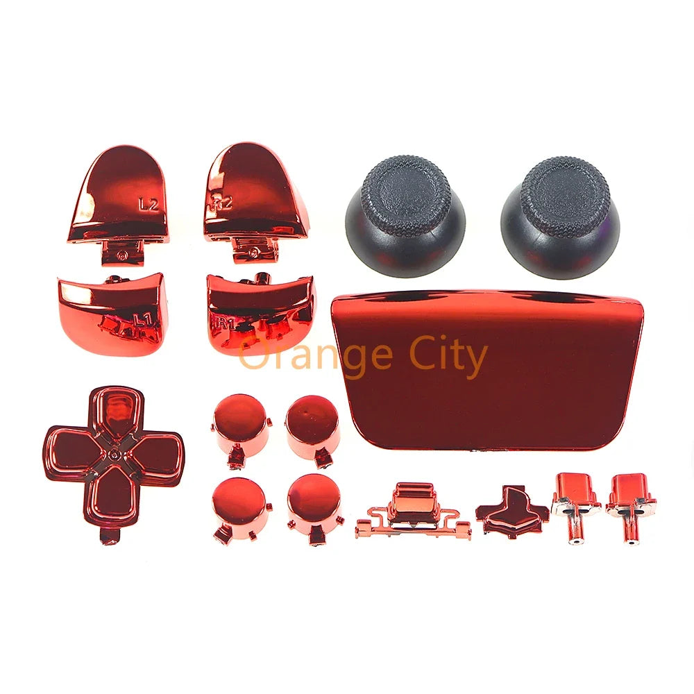 1Set Gamepad Full Set Buttons for PS5 3.0 V3.0 Electroplated Button Kit | Game Controller Accessories