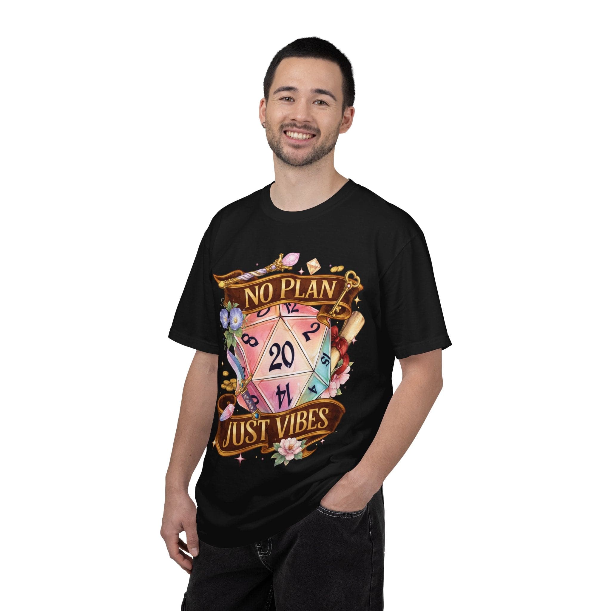 D&D Shirt No Plan Just Vibes - Comfort Colors
