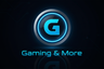 Gaming & More - Neon Blue Controller Button Logo