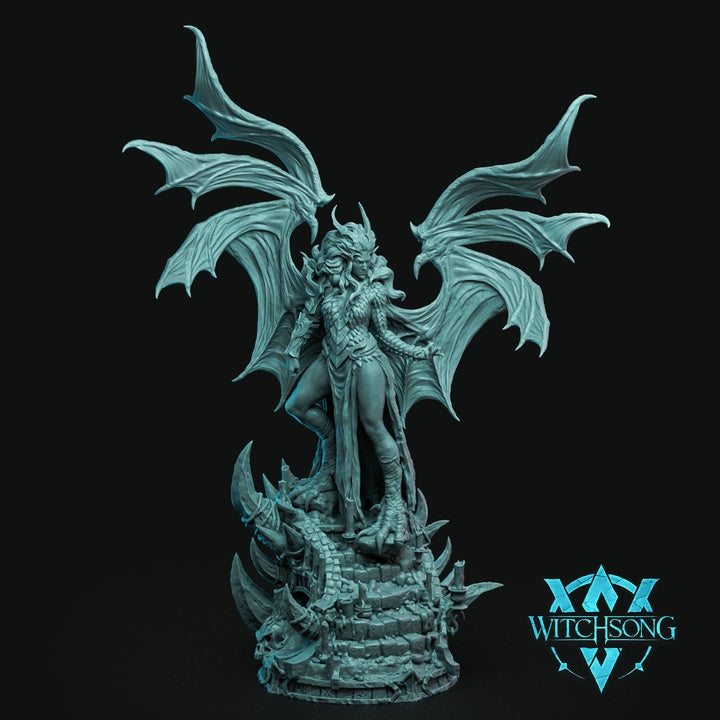 Lilith, Goddess of the Damned – Demon Dungeons & Dragons Monster – Resin Miniature