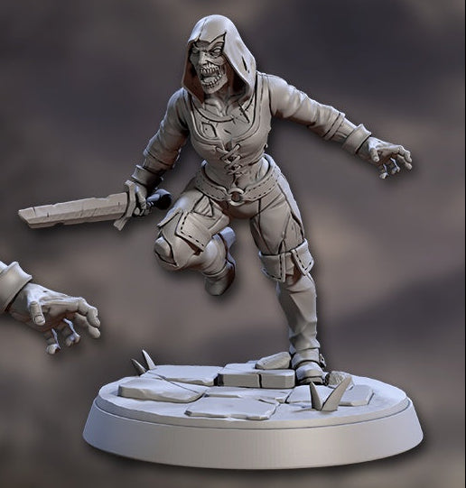 Zombie Walker – Dungeons & Dragons Monster – Resin Miniature
